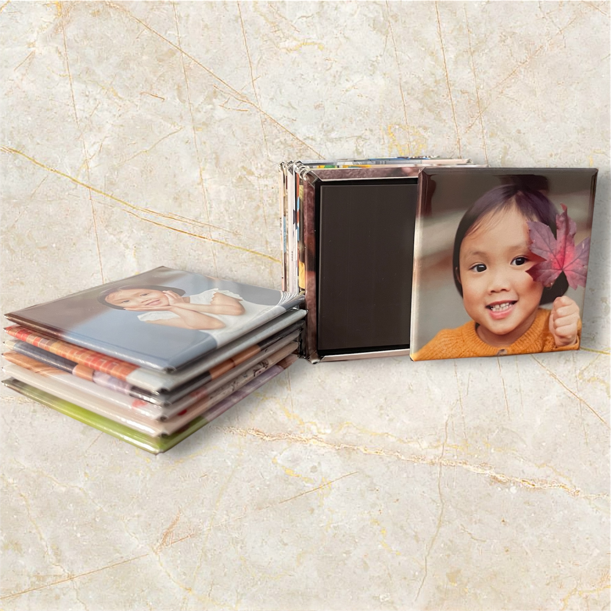 Custom 2x2 Square Photo Magnets - Set of 9 Thumbnail