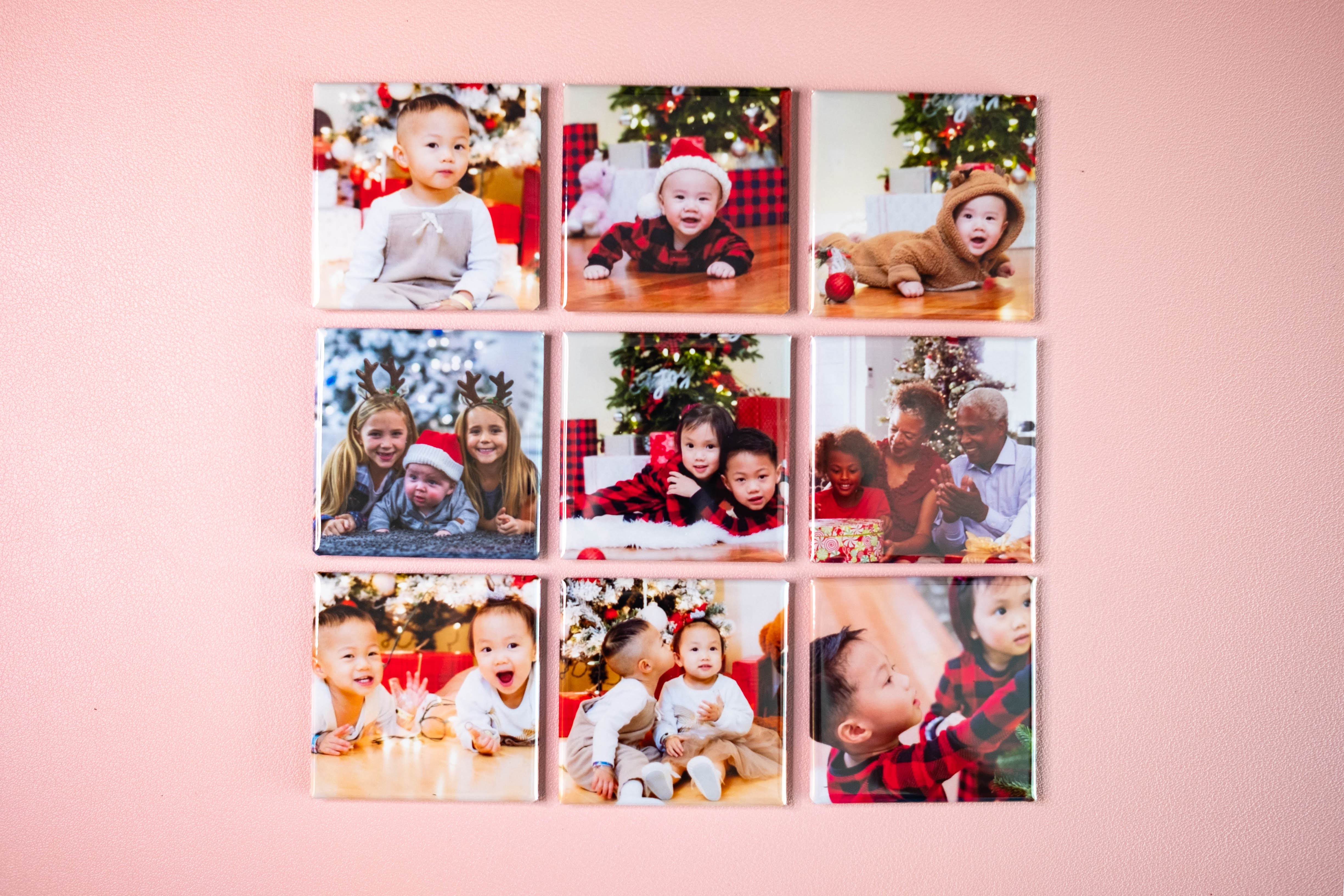 Custom 2x2 Square Photo Magnets - Set of 9
