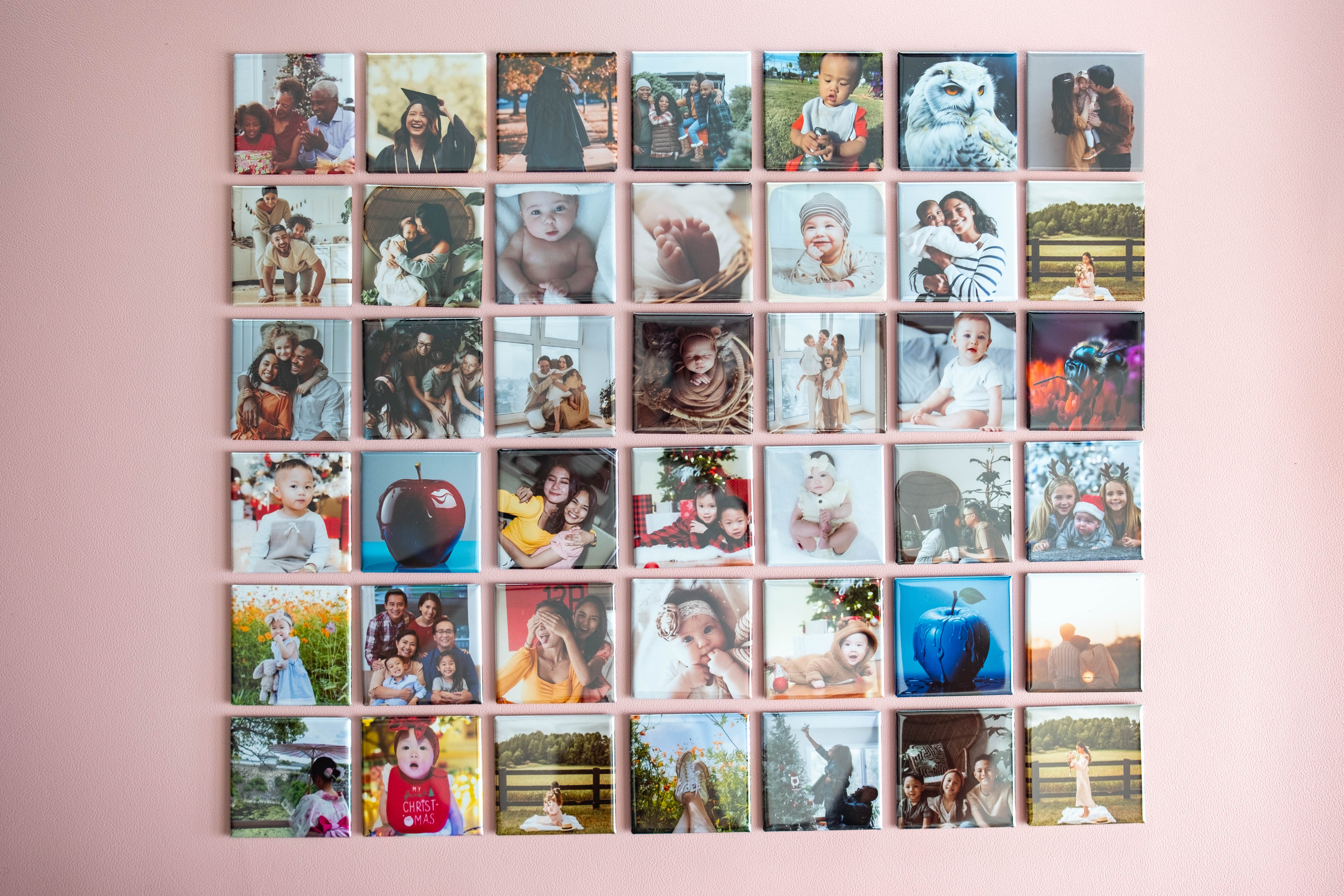 Custom 2x2 Square Photo Magnets - Set of 300